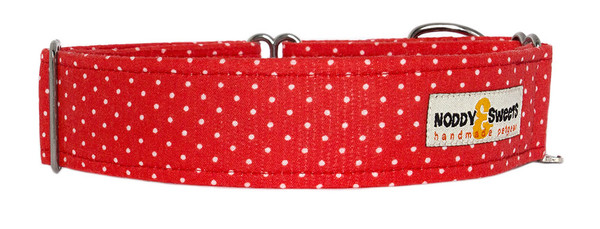 Martingale Collar [Tiny Dots Red]