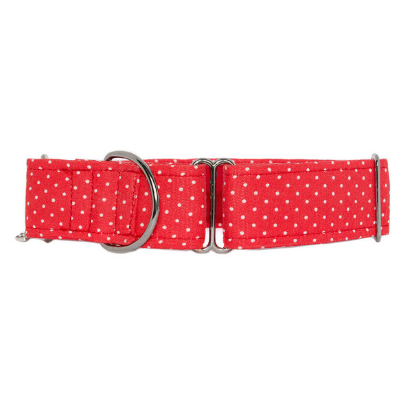 Martingale Collar [Tiny Dots Red]