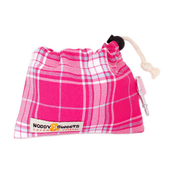 Treat Bag / Poop Bag Dispenser [Tartan Candy]