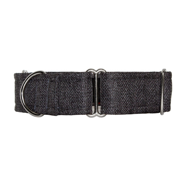 Martingale Collar [Herringbone Charcoal]