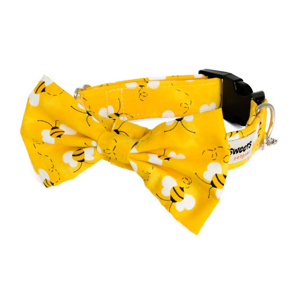 Clasp Collar with Bow Tie [Bumble Bees]