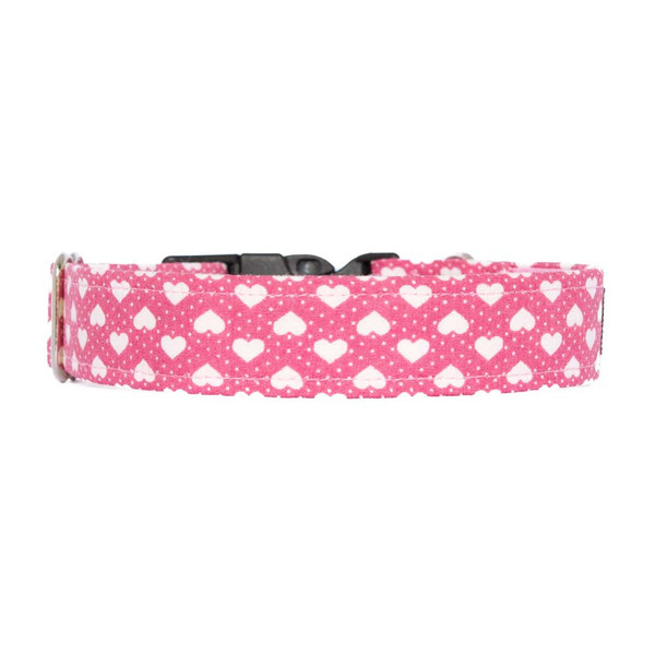 Clasp Collar [Hearts Pink]