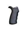 AR-15 Rear Beavertail Grip with Rubber Coating (Black)