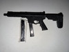 Spikes Tactical ST9G 9mm 7.5" Barrel M-LOK Forend SBA3 Pistol Brace Ambi Charging Handle Spider (New) with Two 33rd Glock Magazines