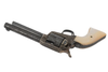 Colt 45 Colt SAA Engraved Single Action Army 5.5" Barrel Pearl Grips Manufactured in 1911 Gold Inlay with Vivid Full Coverage Western Engraving