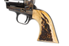 Colt 45 Colt SAA 3rd Gen 7.5" Barrel Sambar Stag Near-Full Bark Coverage (Made in 1977)