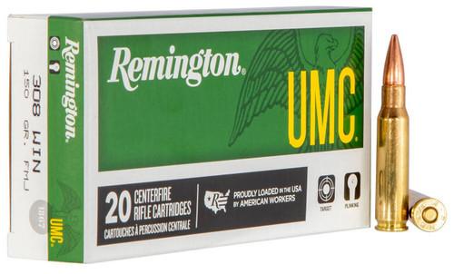 Remington 308 Win 150gr FMJ/MC (Box of 20)
