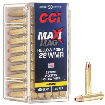 CCI Maxi-Mag 22 Magnum 40gr JHP (Box of 50)