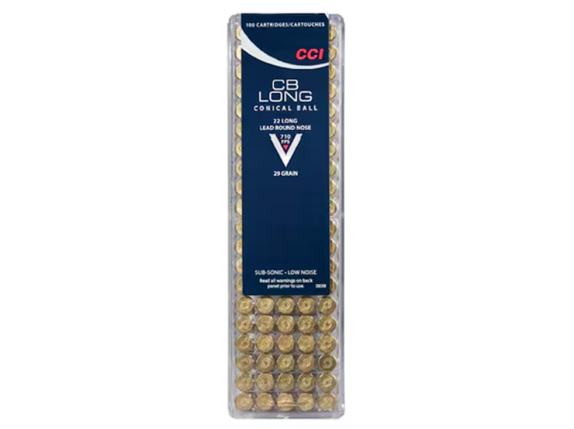 CCI Conical Ball 22 Long 29gr LRN (Box of 100)