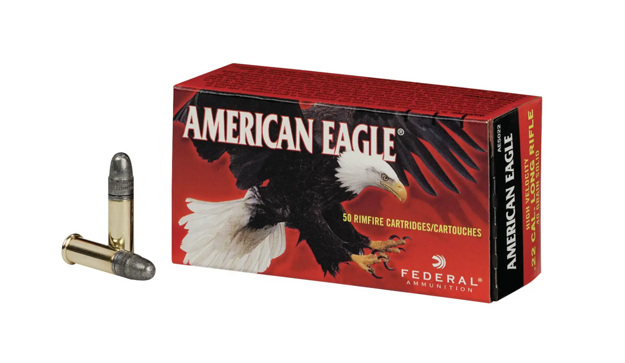 Federal American Eagle 22LR 40gr LRN (Box of 50)