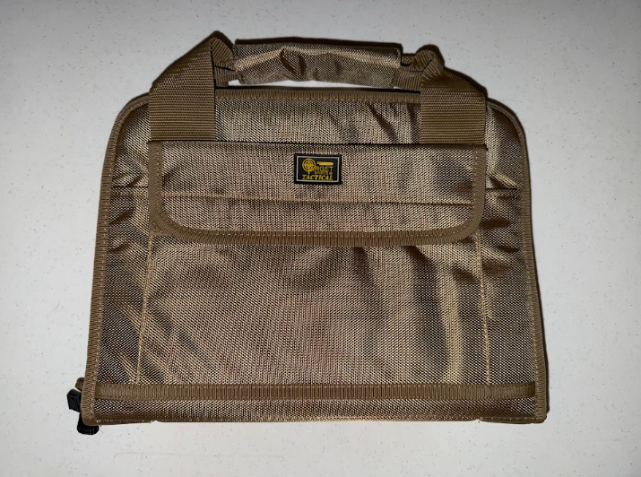 Target Sports Zip-up Soft 2-Pistol Case with Internal Mag Pouches (Tan)