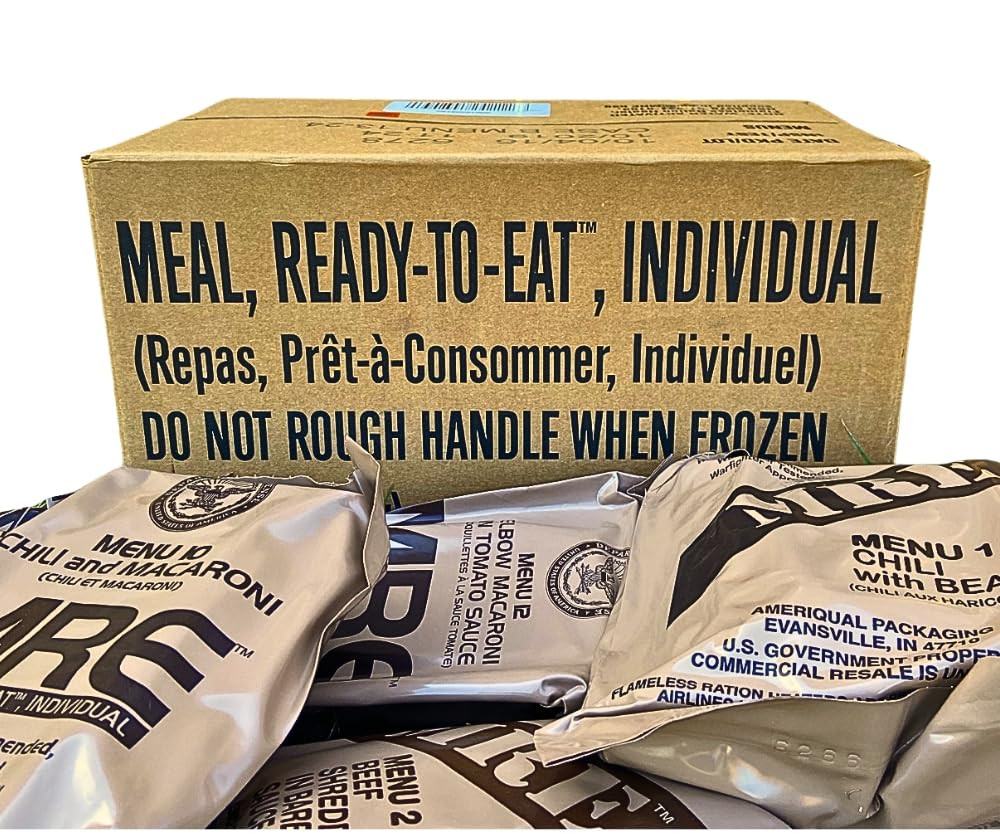 MRE Single Meal Menu A & B Mixed (Recently Packed)