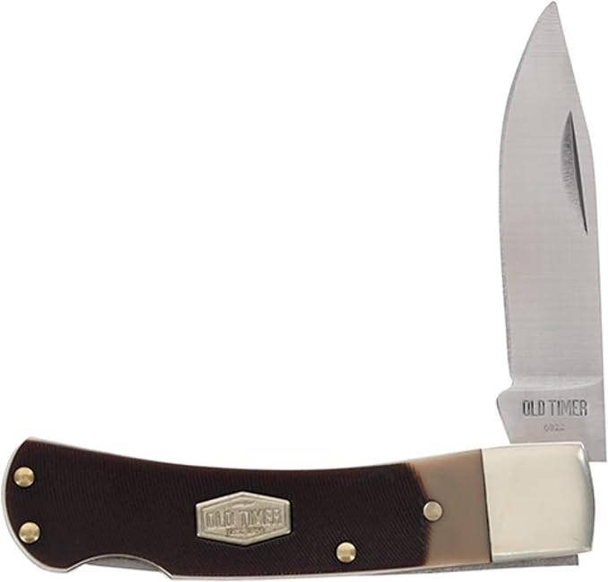Schrade 3OT Old Timer Pal Folding Pocket Knife with Delrin Handle