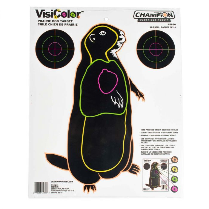 VisiColor Prairie Dog Target (10 pack)
