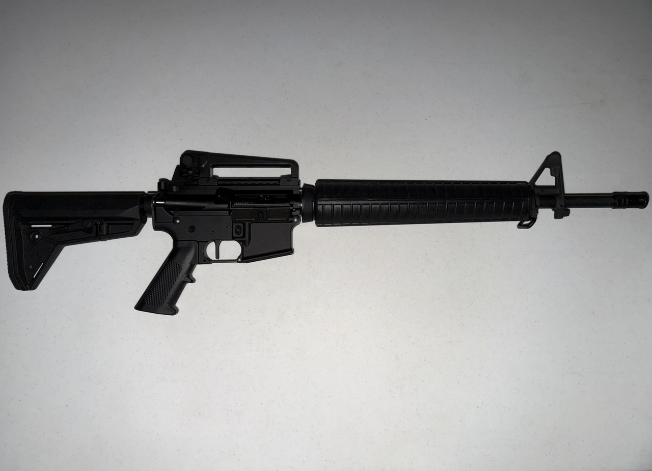 Davidson Defense DD-15 556/223 18" Threaded Barrel 4lb Shoe Trigger Bayonet Lug Attachment MOE Magpul Stock Black Color with 30rd Magazine (New)