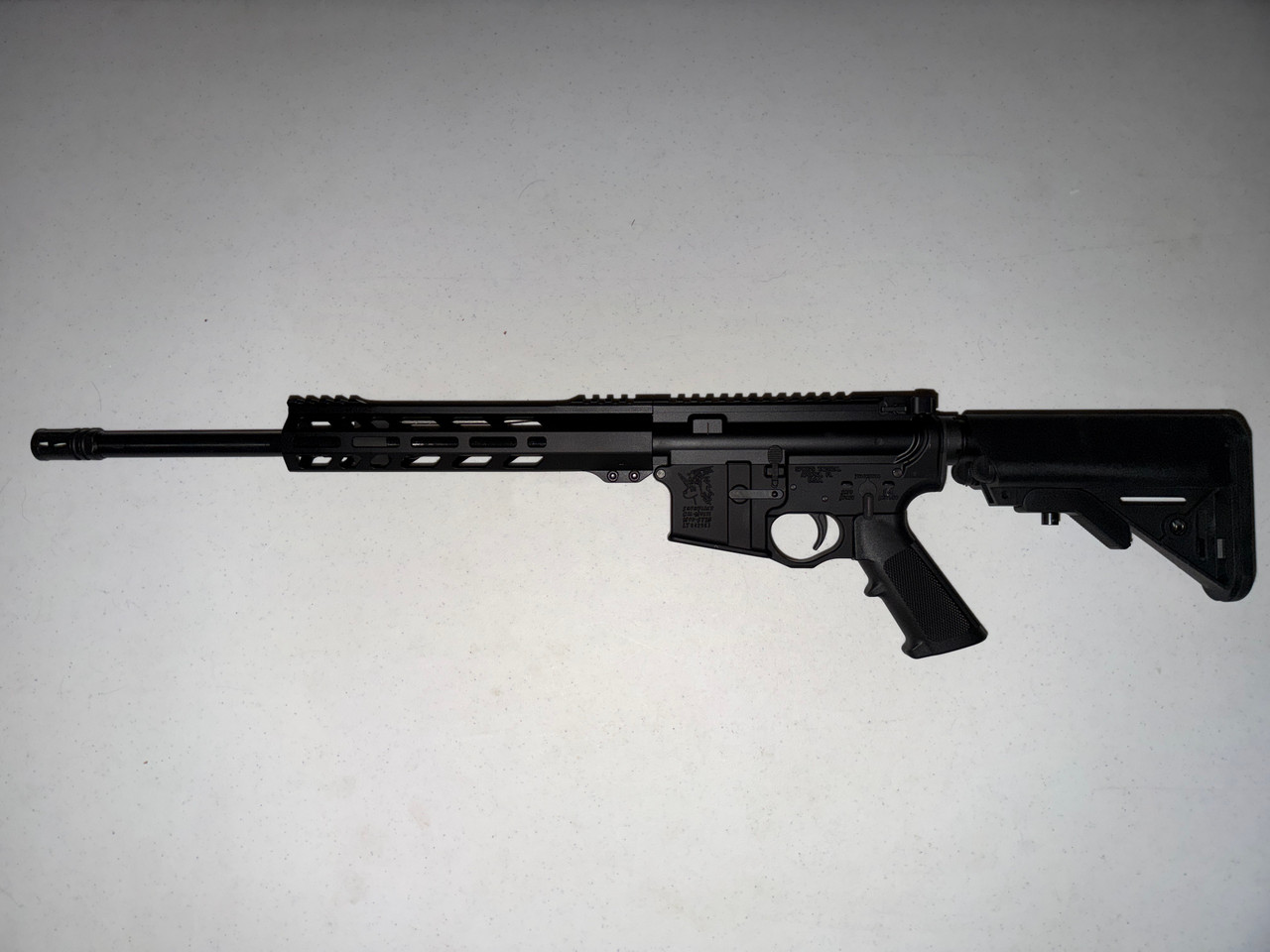Spikes Tactical ST-15 556/223 16" Barrel M-LOK Forend Full Stock Matte Black Unicorn (New) with 30rd Magazine