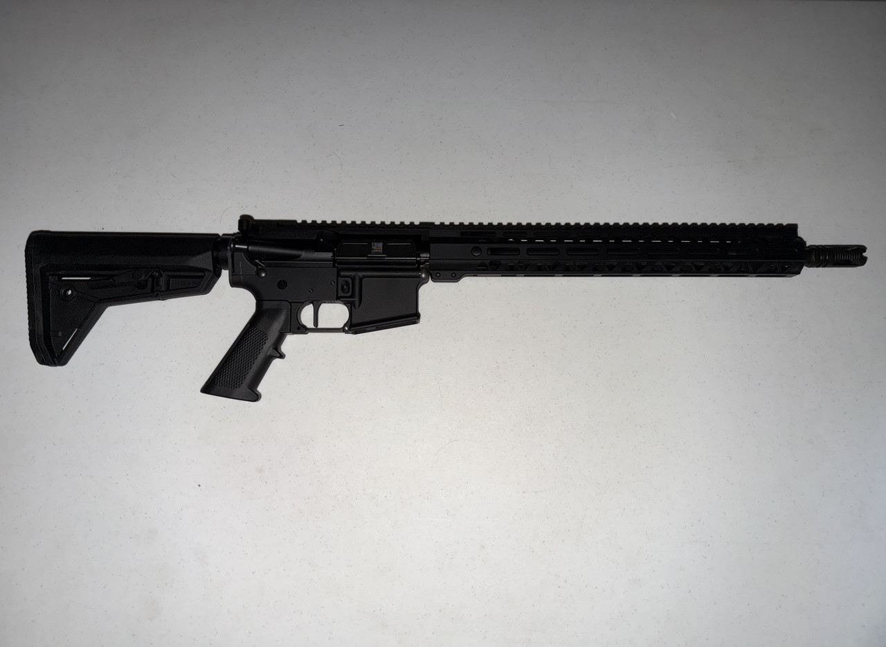 Davidson Defense DD-15 556/223 16" M-LOK Forend Threaded Barrel with Flash Hider 4lb Shoe Trigger Magpul MOE Stock Black Color with 30rd Magazine (New)