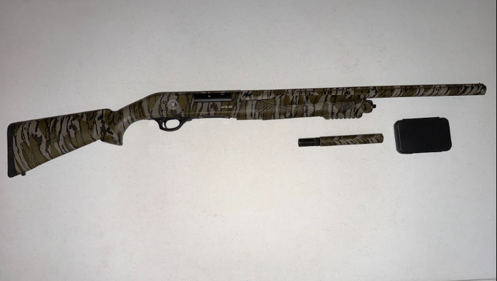 Silver Eagle Mag 35 12ga Pump Shotgun 24" Barrel with 6 in. Extension and 5 Chokes Bottomland Camo (New)