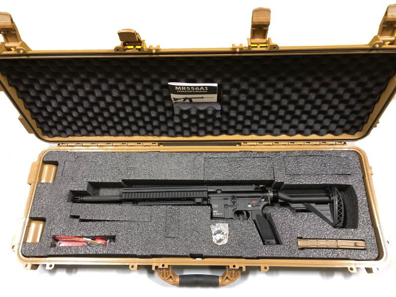 H&K Tribute MR27 5.56x45mm NATO Semi Automatic Rifle 16.5" Matte Threaded Barrel Anodized Black Frame (New in Case)