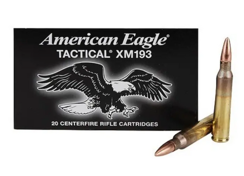 Federal American Eagle 5.56x45mm 55gr FMJ XM193C (Box of 20)