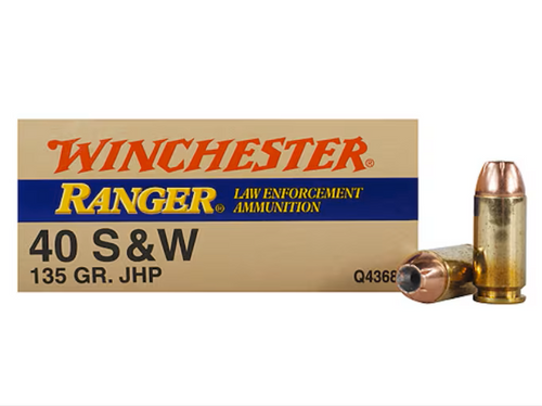 Winchester Ranger Law Enforcement 40 S&W 135gr JHP (Box of 50)