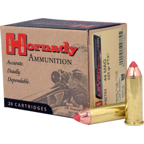 Hornady LEVERevolution 44 Magnum 225gr FTX (Box of 20)
