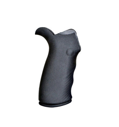 AR-15 Rear Beavertail Grip with Rubber Coating (Black)