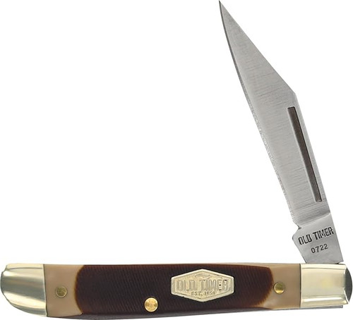 Schrade 12OT Old Timer Pal Folding Pocket Knife with Delrin Handle