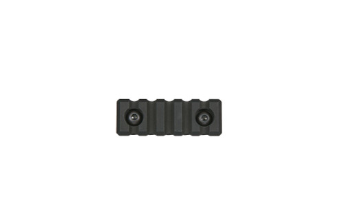 MLOK Rail Section Black 2.5" 1-QD Hole Field SPO