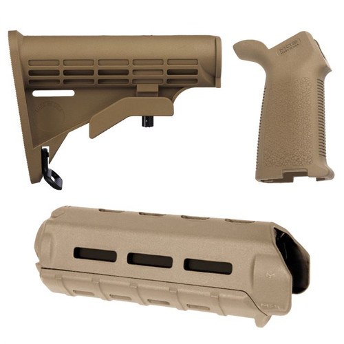 AR-15 Furniture Set Magpul Pistol Grip No Hardware FDE (Flat Dark Earth)