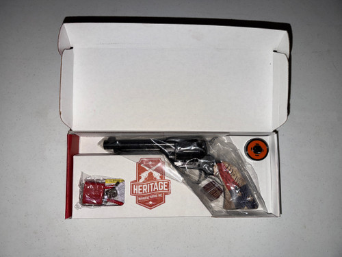 Rough Rider .22 LR BK 4-3/4" 6rd (New) with Extra Magnum Cylinder and We The People Grip