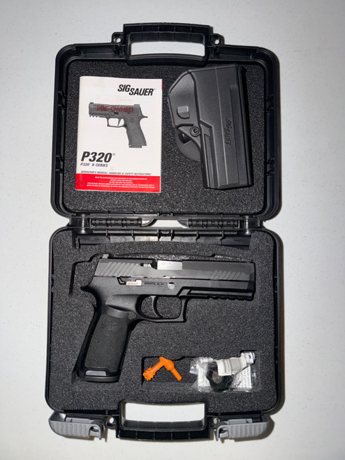 SIG P320 9mm 4.7" Barrel Full Long Rail X Series (Excellent Condition Like New) with Holster
