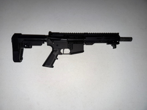 Davidson Defense DD-15 556/223 7.5" Threaded Barrel with Flash Hider 4lb Shoe Trigger SBA3 Pistol Brace Black Color with 30rd Magazine (New)