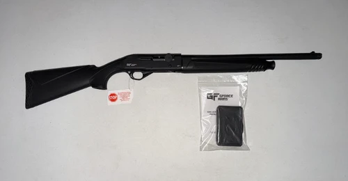 GForce G-1 12ga 20" Barrel Semi-Auto 4+1 with 3" Extension Choke Black (New)