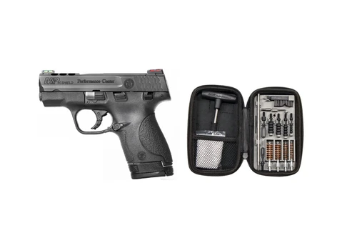 M&P 40 S&W Shield M2.0 Personal Carry 3.1" Barrel Ported Slide with 6-rd and 7-rd Magazines and Custom Cleaning Kit
