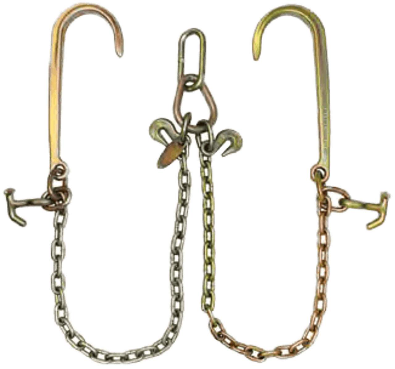 Low Profile V-Chain with 15 Inch J Hooks and Hammerhead™ T-J Combo