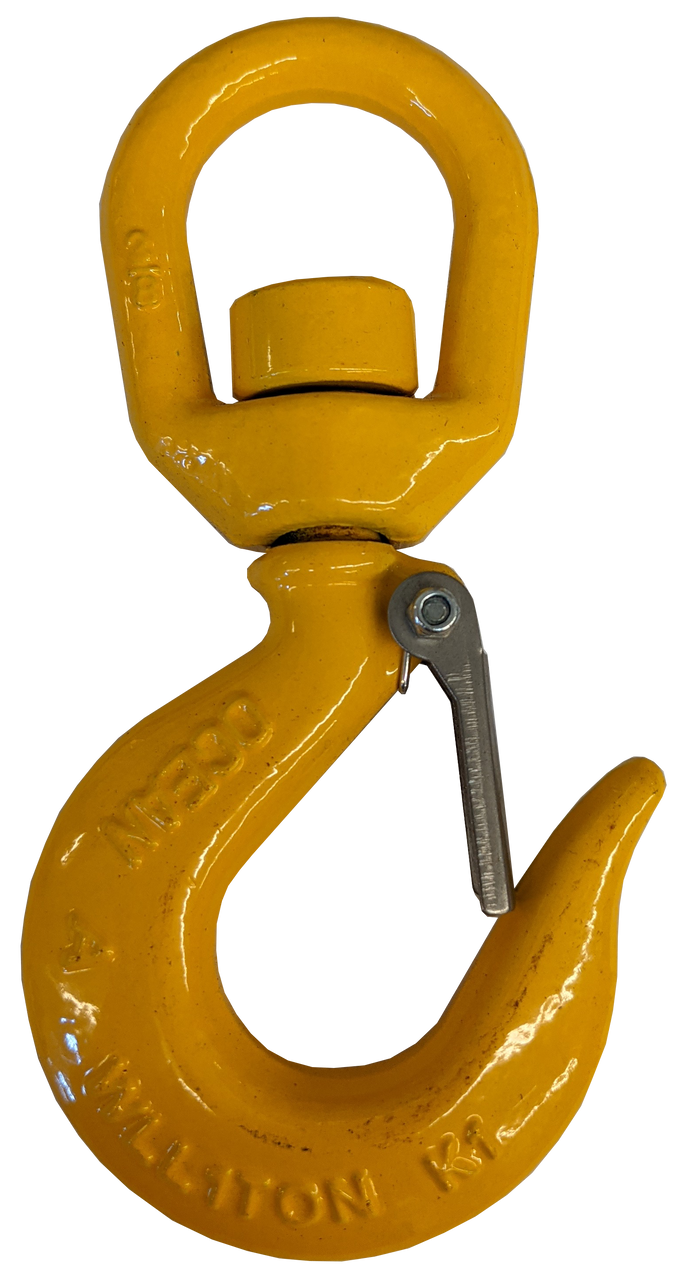 Alloy Swivel Hook with Latch - 1 Ton