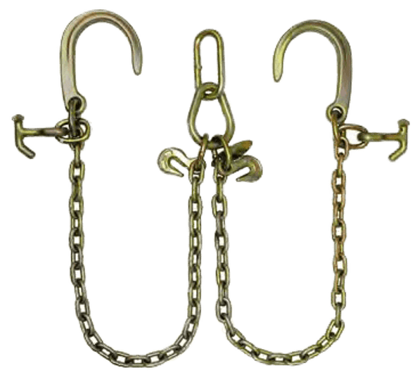 Low Profile V Chain 8" J Hooks & Hammerhead T-J Combo