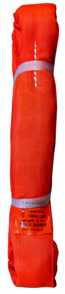 Round Sling Polyester Red 14,000lb x 6'