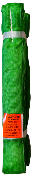 Round Sling Polyester Green 6,000lb x 10'