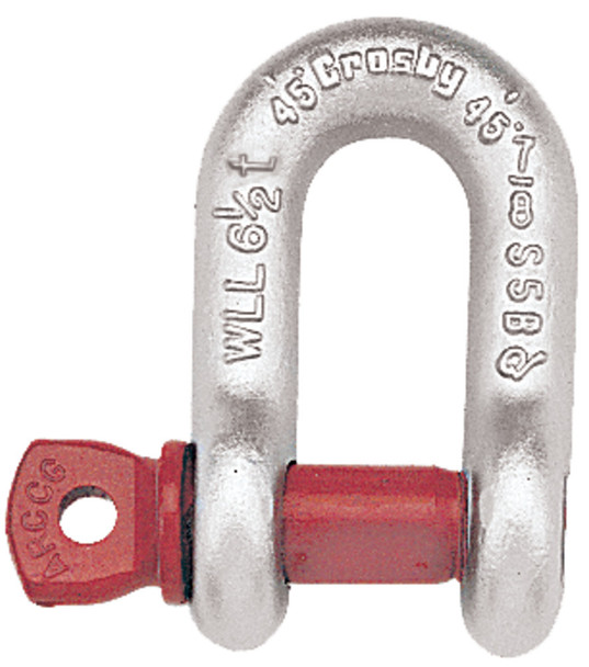 Shackle Screw Pin Chain G210 Crosby Galv. 5/16"