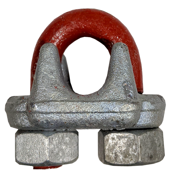 Clip Wire Rope Drop Forged G450 Crosby Galv. 5/8" - 9/16"