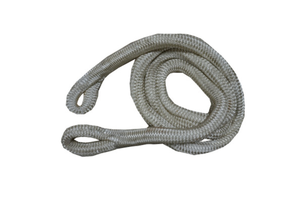 Rope Assy Poly Double Braid 1-1/2" X 50' C/W Soft Eyes BE