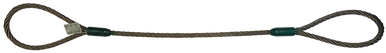 Sling Wire Rope Flemish Eyes 1/4" x 8' WLL 1,300lbs