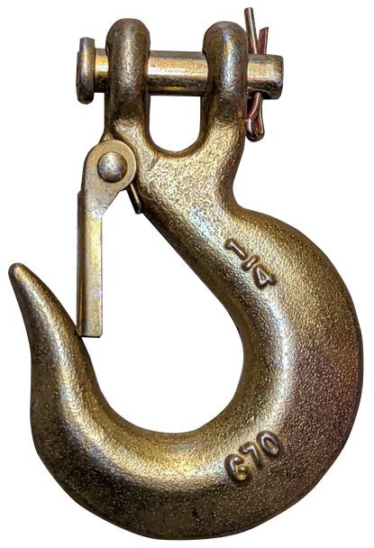 Hook Clevis Slip w/ Latch Gr70 A331N 1/4"