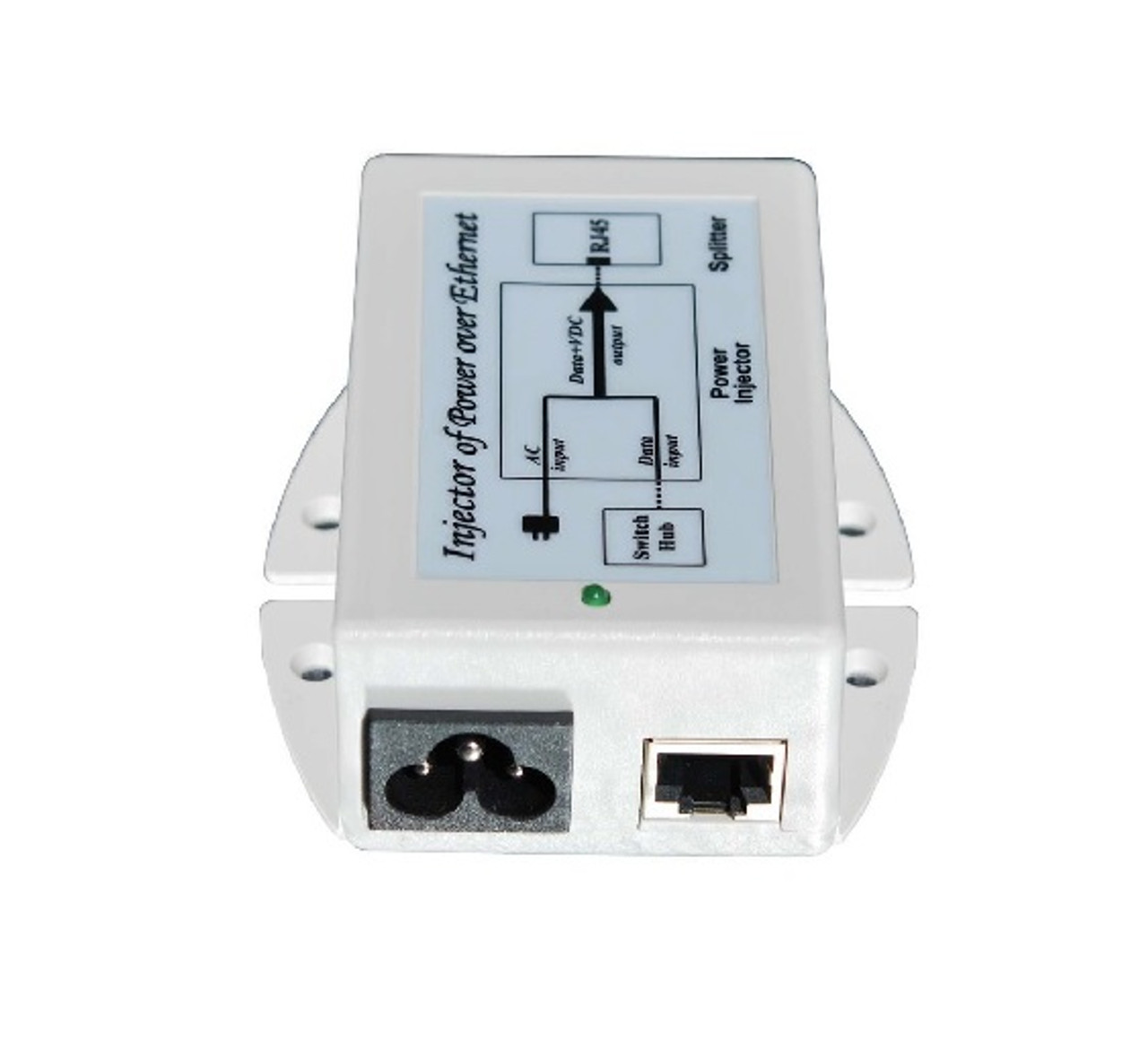 Passive PoE Injector 24VDC 