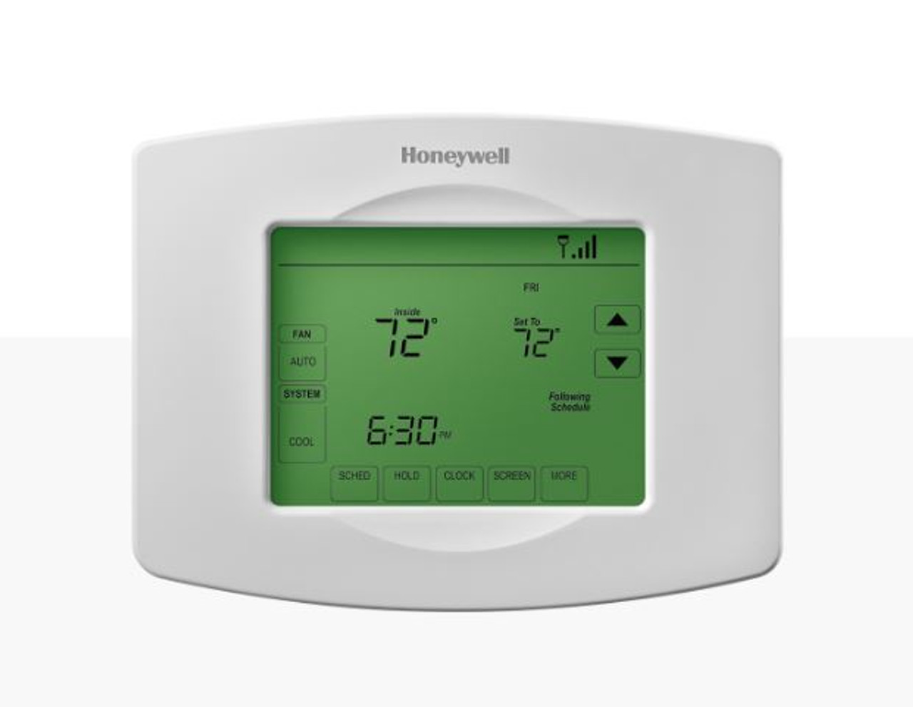 Honeywell Home RTH6580WF 7-Day Programmable White Thermostat with Wi-Fi  Compatibility in the Smart Thermostats department at