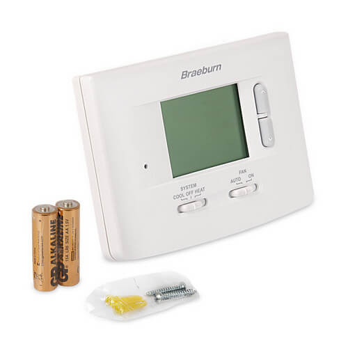 Braeburn 1020, Economy Non-Programmable 1H 1C Thermostat with