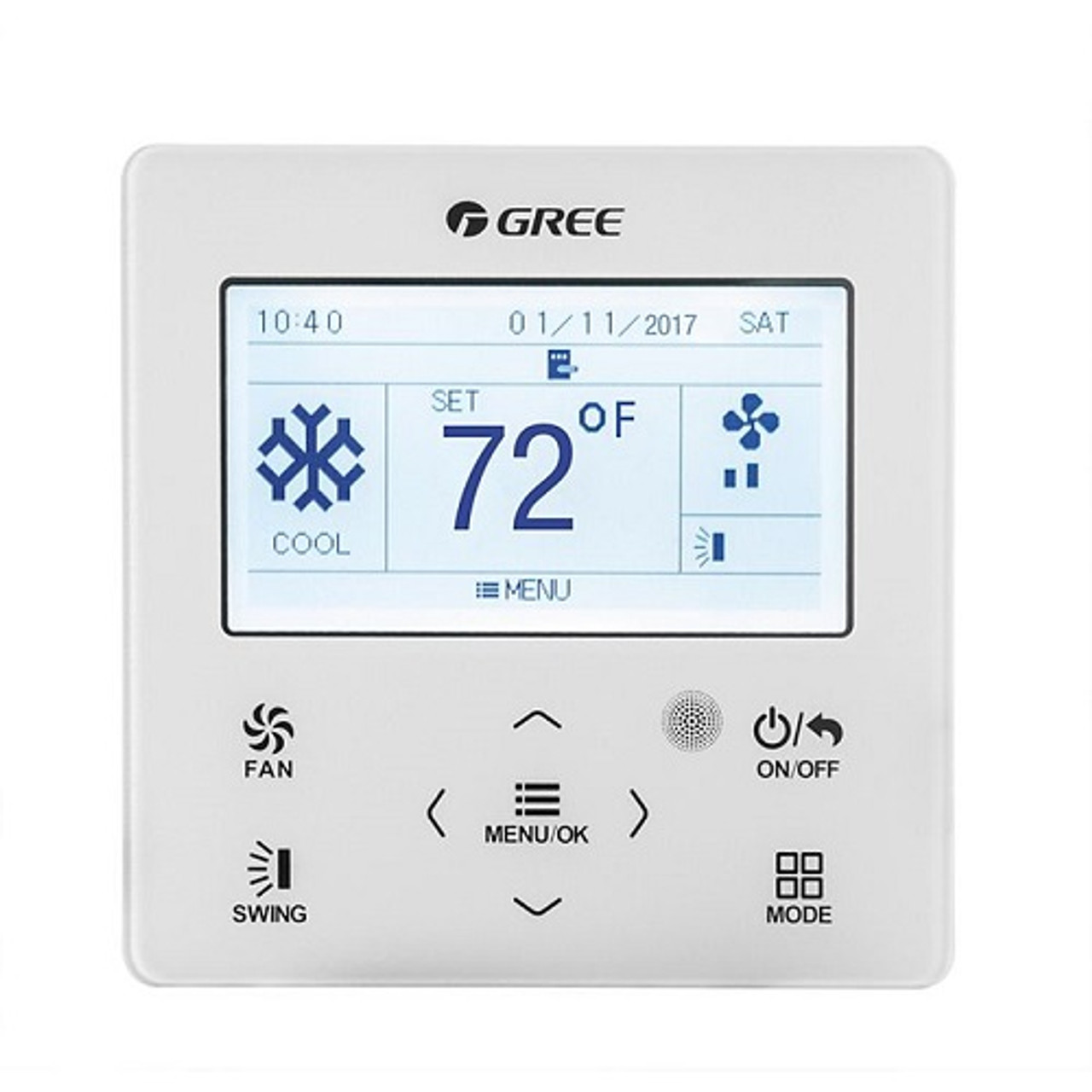 Gree MC20700360 XK-76 Progammable Wired Remote Command Center