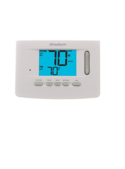 Braeburn 3020 1H/1C Non-Programmable Thermostat Rfwel Engr E-Store